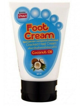 Крем для ног с кокосовым маслом. Banna Cracked Heel Cream coconut oil.
