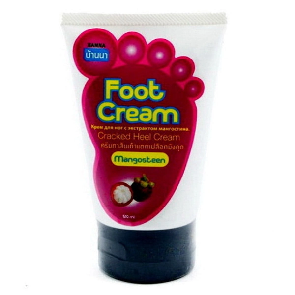 Крем для ніг з екстрактом мангостину. Banna Cracked Heel Cream Mangosteen. 