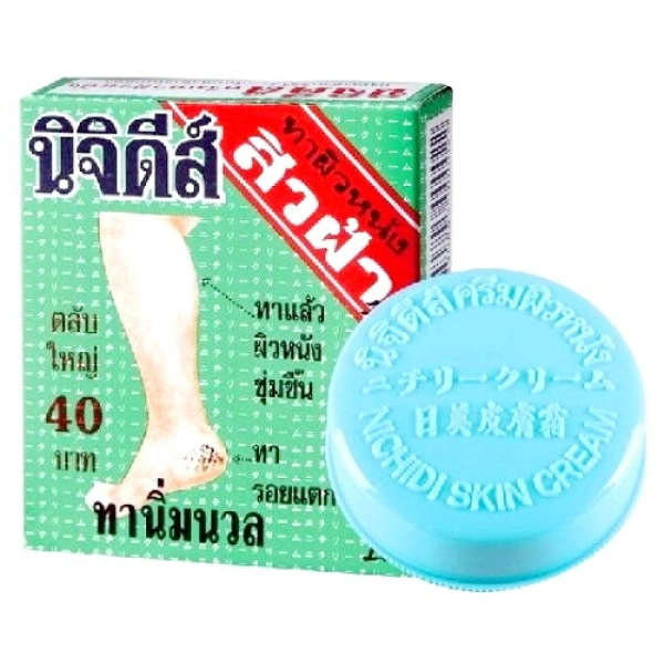 Пом'якшувальний крем для п'ят, ліктів і кутикули. Nichidi Skin Cream.