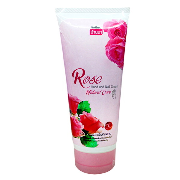 Крем для рук і нігтів з екстрактом Троянди. Banna Rose Hand and Nail Cream.
