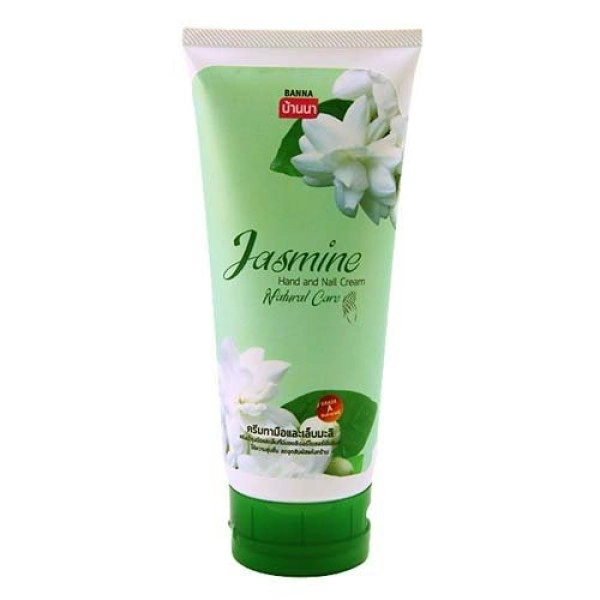 Крем для рук и ногтей с экстрактом Жасмина. Banna Jasmine Hand and Nail Cream.