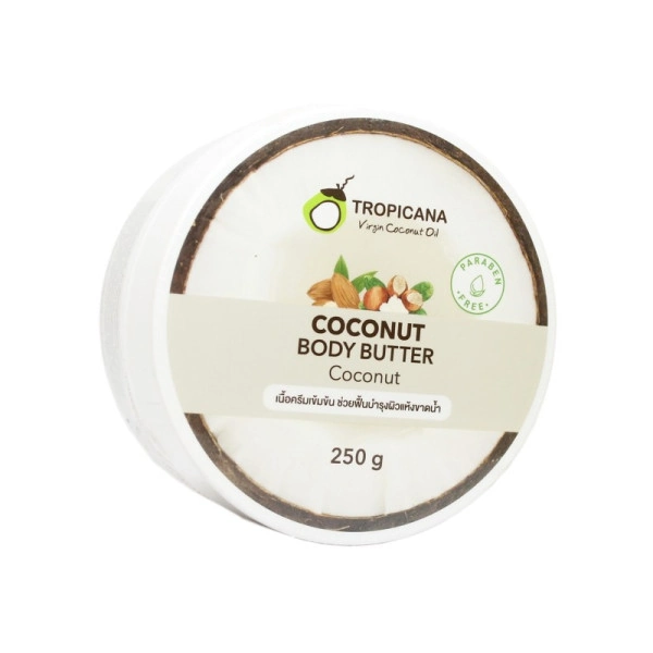 Крем-баттер для сухой кожи на кокосовом масле Tropicana.