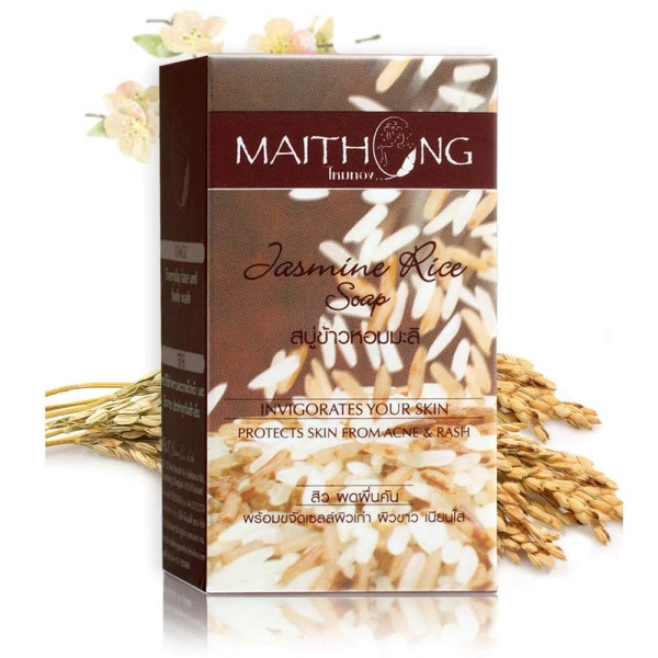 Натуральное мыло с жасминовым рисом. Jasmine Rice Soap.