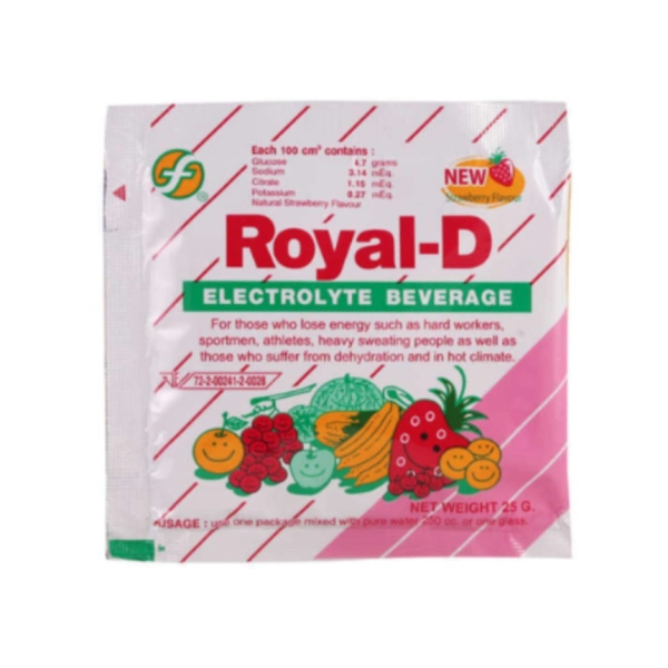Royal-D Strawberry електролітний напій у порошку