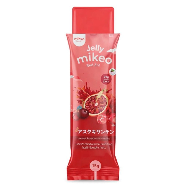 Желе для пружності шкіри з астаксантином і вітаміном C Mikeo Red Jelly, 1 стик
