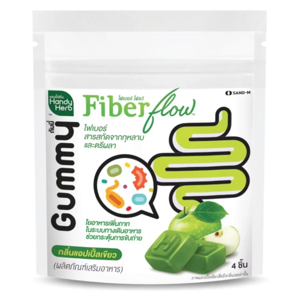 Fiber Flow Gummy - тайские конфеты с клетчаткой для кишечника Handy Herb
