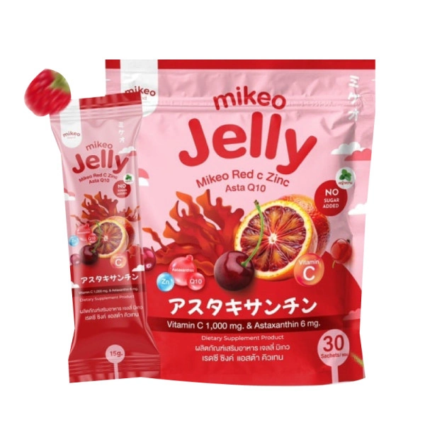 Astaxanthin Mikeo Red Jelly - пружна шкіра та енергія щодня
