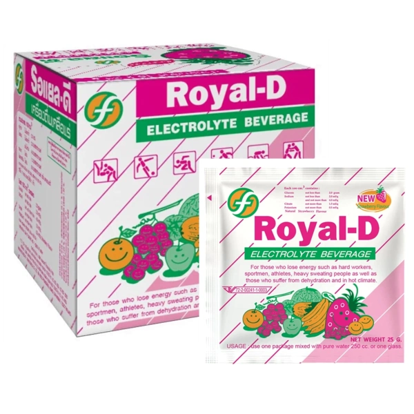 Royal-D Strawberry електролітний напій у порошку
