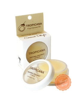 Бальзам для губ с кокосовым маслом Тропикана. Virgin Coconut Oil Lip Balm Tropicana.