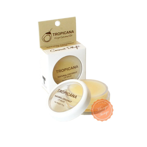 Бальзам для губ с кокосовым маслом Тропикана. Virgin Coconut Oil Lip Balm Tropicana.
