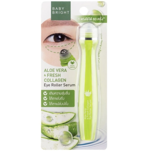 Роликовый гель под глаза с алоэ. Baby Bright Eye Roller Serum.