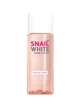 AHA BHA тонер для сияния кожи Snail White 