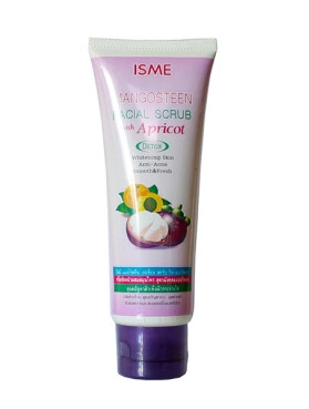 Скраб для лица с экстрактом мангустина и абрикосовой косточкой. ISME Mangoesteen Facial scrub.