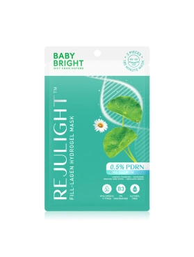 Гидрогелевая маска с PDRN лосося и ботокс-пептидом Baby Bright Rejulight