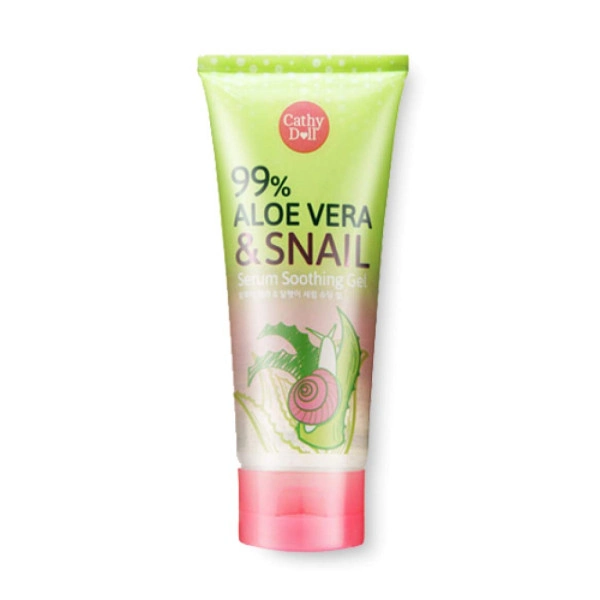 Багатофункціональний гель з алое і муцином равлики. 99% Aloe Vera & Snail 