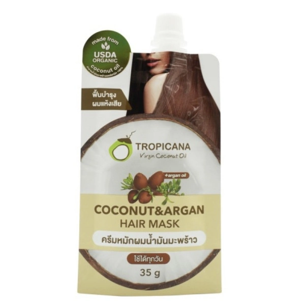 Питательная маска для волос Тропикана. Tropicana Coconut Hair Mask. 