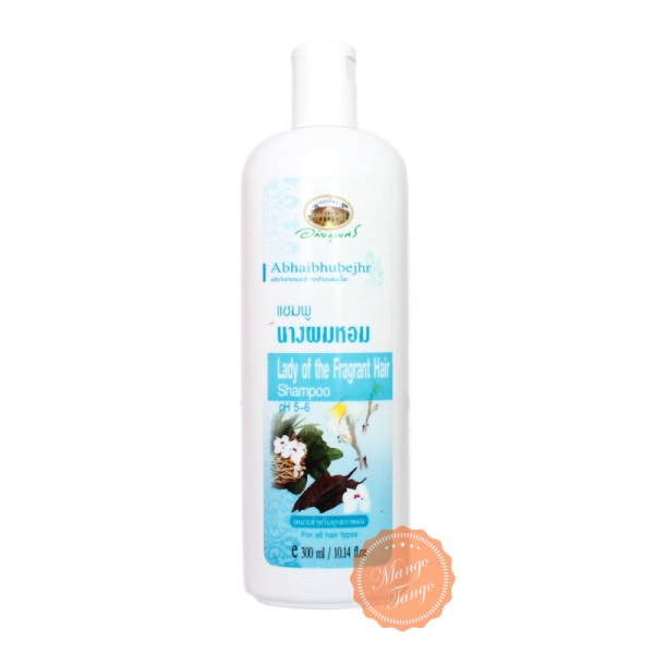 Цветочный шампунь на 5 тайских травах Абхай.  Abhaibhubejhr Lady of the Fragrant Hair Shampoo.