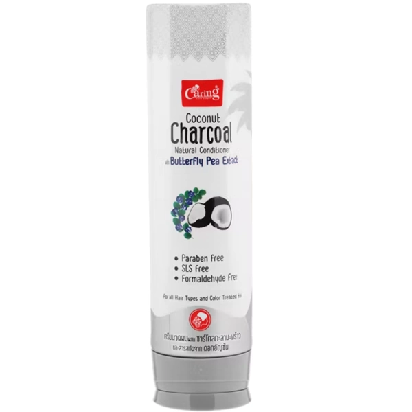 Кондиционер Caring Charcoal с кокосовым углём и анчаном
