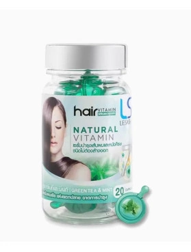 Lesasha Hair Serum – витаминные капсулы с зелёным чаем и мятой для укрепления и увлажнения волос