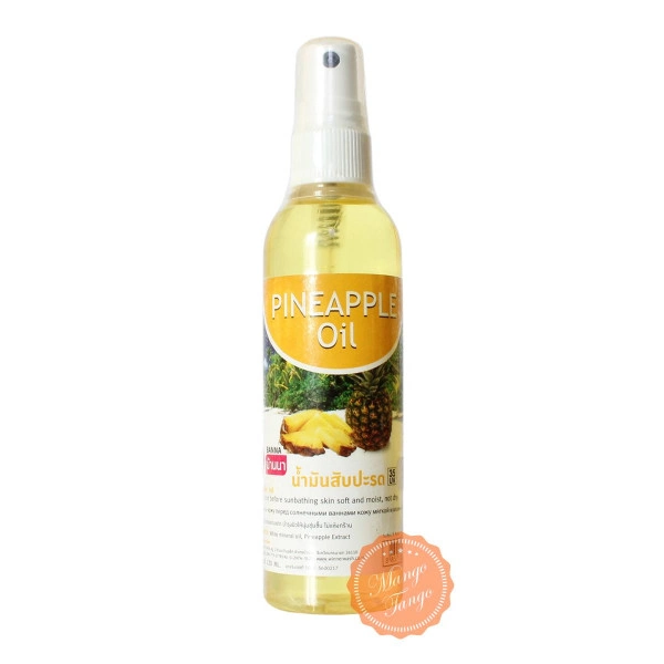 Масажне аромаолія для тіла Banna Ананас. Aroma body oil Pineapple Banna.