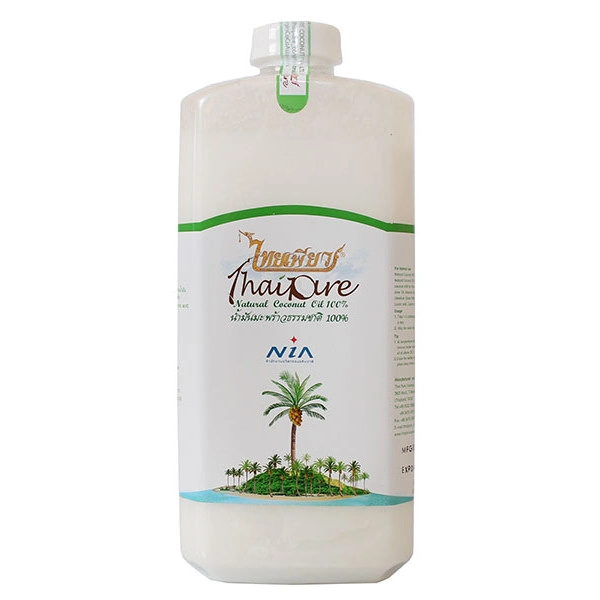 Кокосовое масло первого холодного отжима НИА 1000 мл. NIA Natural Coconut Oil 100%.
