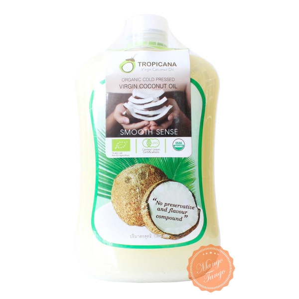 Кокосовое масло первого холодного отжима Тропикана. Tropicana virgin coconut oil.