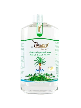 Кокосовое масло первого холодного отжима НИА 500 мл. NIA Natural Coconut Oil 100%.