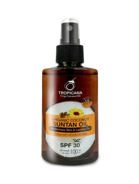Масло для красивого золотистого загара Тропикана. Suntan oil Tropicana.