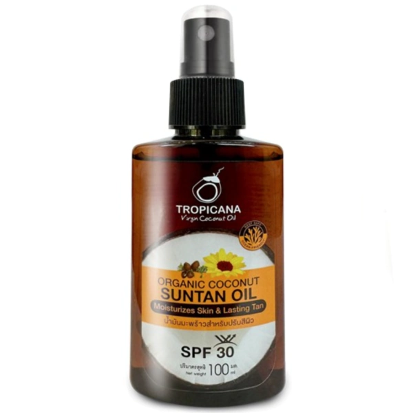 Масло для красивого золотистого загара Тропикана. Suntan oil Tropicana.