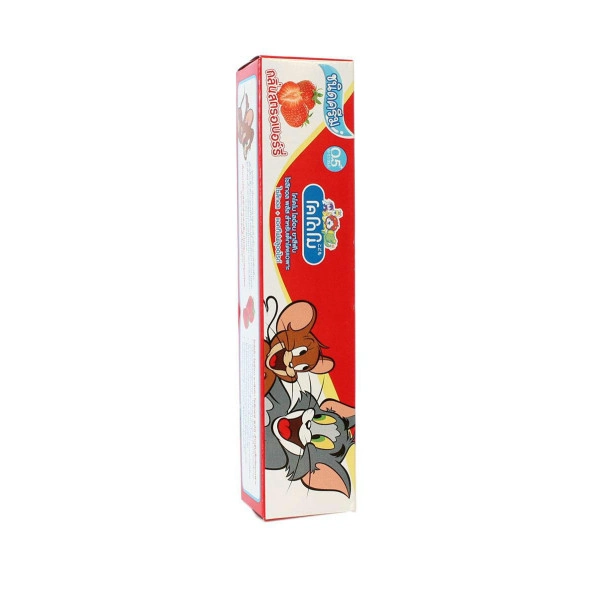 Тайская детская зубная паста Кодомо Клубничка. Kodomo Lion Xylitol Plus Special Toothpaste.