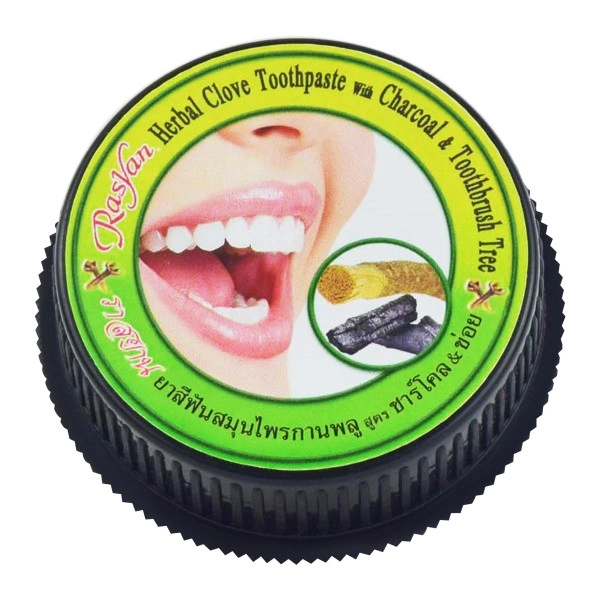 Зубная паста с углём и гвоздикой Isme Rasyan Herbal Clove 25 грамм.