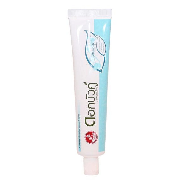 Растительная зубная паста с костью каракатицы, ментол. Twin Lotus Herbal Toothpaste Fresh and Cool.