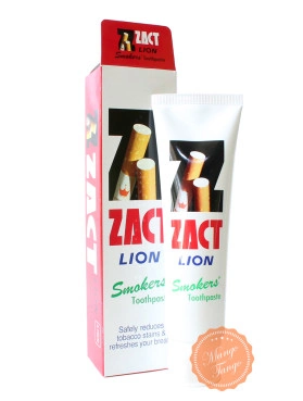 Зубная паста для курильщиков.  Zact Lion Smoker Toothpaste.