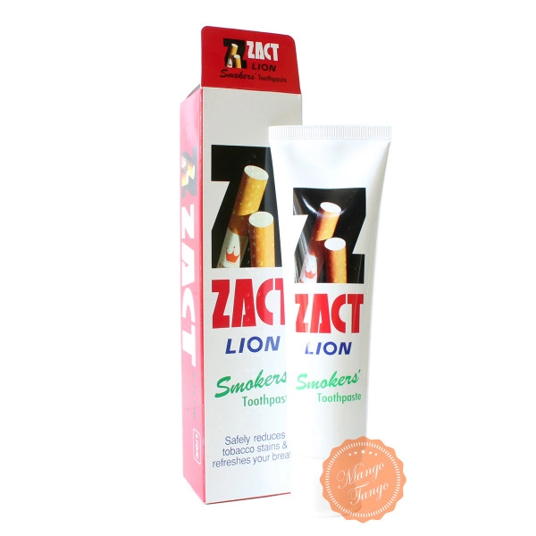 Зубная паста для курильщиков.  Zact Lion Smoker Toothpaste.