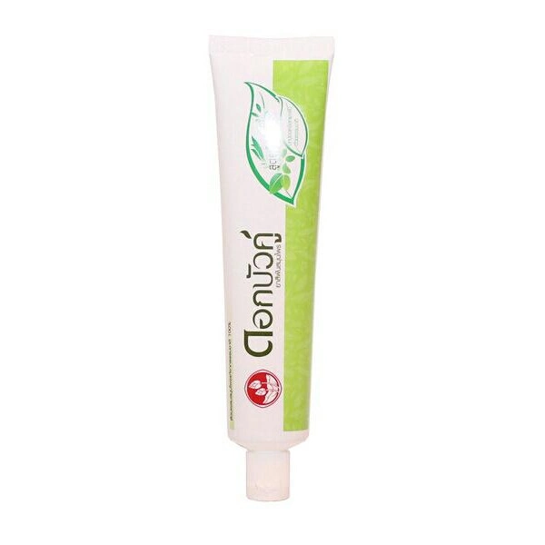 Рослинна зубна паста з кісткою каракатиці м'ята. Twin Lotus Herbal Toothpaste Original.