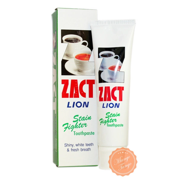 Зубна паста від кавового нальоту. Zact Lion Stain Toothpaste.