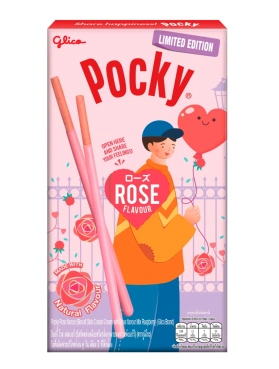 Бисквитные палочки Glico Pocky со вкусом розы и малины