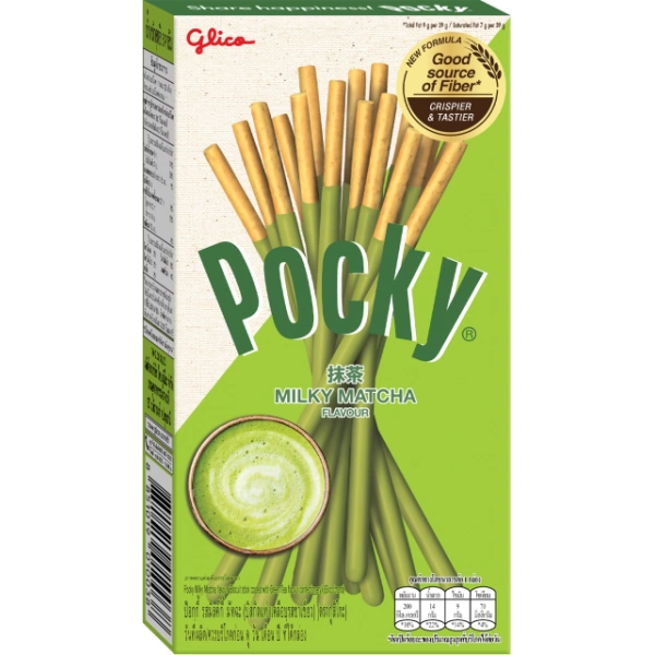 Бісквітні палички Glico Pocky зі смаком молочної матчі