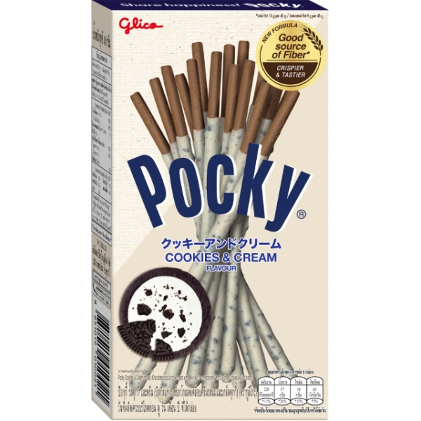 Бисквитные палочки Glico Pocky со вкусом печенья и крема