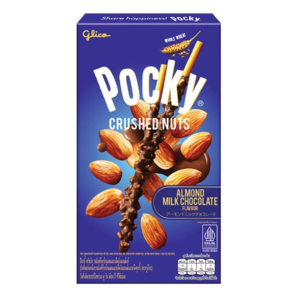 Бисквитные палочки Pocky с миндальным орехом и молочным шоколадом