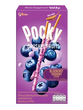 Палочки Pocky с черничными хлопьями.