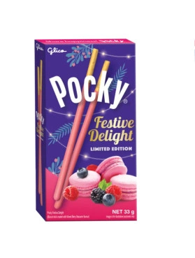 Палочки Pocky Glico Limited Edition ягодный макарон