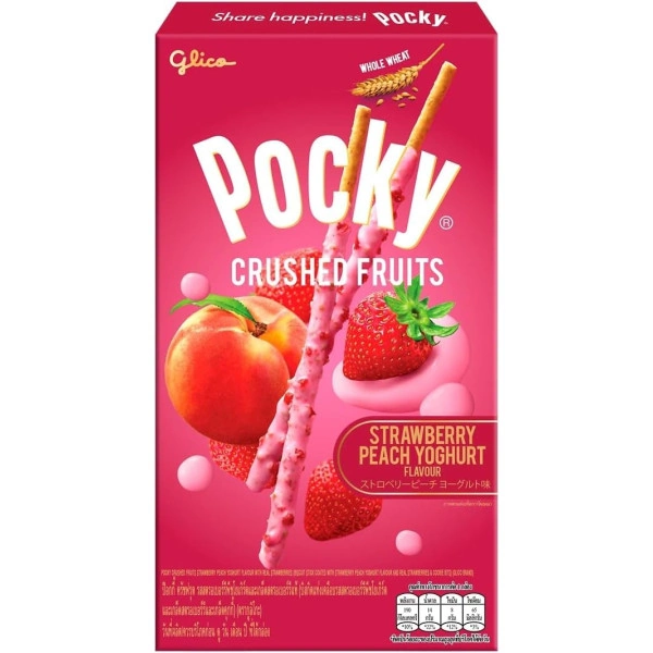 Палочки Pocky  с клубничными хлопьями.